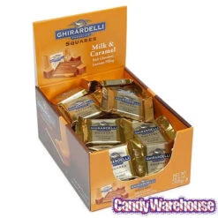 Ghirardelli Milk Chocolate With Caramel Filling Squares: 50-Piece Box -Candy Promotion Store ghirardelli milk chocolate with caramel filling squares 50 piece box candy warehouse 3 e4f2247f 8313 4b4d 9439 5a95b0a12a8f
