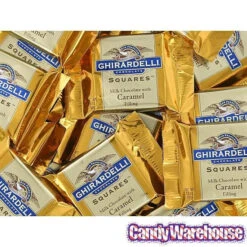 Ghirardelli Milk Chocolate With Caramel Filling Squares: 50-Piece Box -Candy Promotion Store ghirardelli milk chocolate with caramel filling squares 50 piece box candy warehouse 4 1dfc04a5 65f0 44cd a608 f01d7f4a405b