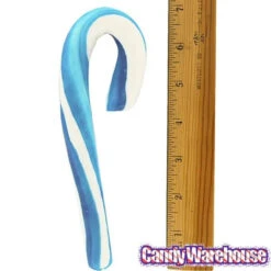 Giant 2-Ounce Blueberry Candy Canes: 12-Piece Box -Candy Promotion Store giant 2 ounce blueberry candy canes 12 piece box candy warehouse 3