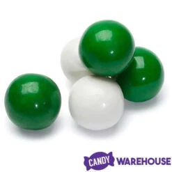 Gumballs Color Combo - Green And White: 4LB Box -Candy Promotion Store gumballs color combo green and white 4lb box candy warehouse 3