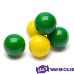 Gumballs Color Combo - Green And Yellow: 4LB Box -Candy Promotion Store gumballs color combo green and yellow 4lb box candy warehouse 3