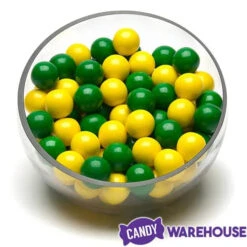 Gumballs Color Combo - Green And Yellow: 4LB Box -Candy Promotion Store gumballs color combo green and yellow 4lb box candy warehouse 4
