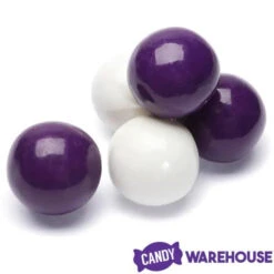 Gumballs Color Combo - Purple And White: 4LB Box -Candy Promotion Store gumballs color combo purple and white 4lb box candy warehouse 3