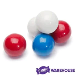 Gumballs Color Combo - USA Red, White And Blue: 6LB Box -Candy Promotion Store gumballs color combo usa red white and blue 6lb box candy warehouse 3