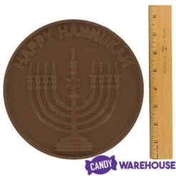 Happy Hanukkah Milk Chocolate Giant Gelt: 8.65-Ounce Coin -Candy Promotion Store happy hanukkah milk chocolate giant gelt 8 65 ounce coin candy warehouse 3