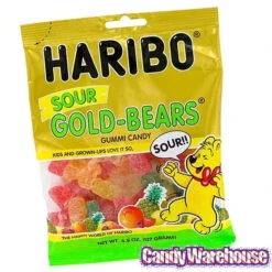 Haribo Gold-Bears Sour Gummy Bears Candy: 3LB Box -Candy Promotion Store haribo gold bears sour gummy bears candy 3lb box candy warehouse 3
