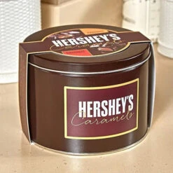 Hershey's Caramels - Milk And Dark Chocolate Caramel Candy: 2.5LB Gift Tin -Candy Promotion Store hershey s caramels milk and dark chocolate caramel candy 2 5lb gift tin candy warehouse 5