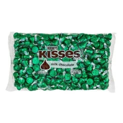 Hershey's Kisses Dark Green Foiled Milk Chocolate Candy: 400-Piece Bag 11 Hershey's Kisses Dark Green Foiled Milk Chocolate Candy: 400-Piece Bag -Candy Promotion Store hershey s kisses dark green foiled milk chocolate candy 400 piece bag candy warehouse 5