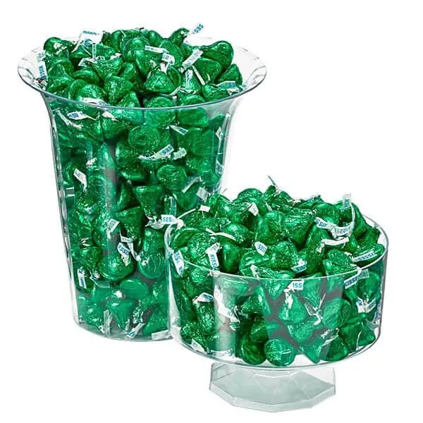 Hershey's Kisses Dark Green Foiled Milk Chocolate Candy: 400-Piece Bag 6 Hershey's Kisses Dark Green Foiled Milk Chocolate Candy: 400-Piece Bag - Image 6