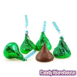 Hershey's Kisses Dark Green Foiled Milk Chocolate Candy: 400-Piece Bag 13 Hershey's Kisses Dark Green Foiled Milk Chocolate Candy: 400-Piece Bag -Candy Promotion Store hershey s kisses dark green foiled milk chocolate candy 400 piece bag candy warehouse 7