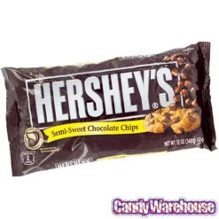 Hershey's Semi-Sweet Chocolate Chips: 12-Ounce Bag -Candy Promotion Store hershey s semi sweet chocolate chips 12 ounce bag candy warehouse 3 9bd02977 4f4c 4e9c a4bb bf0ad439f366