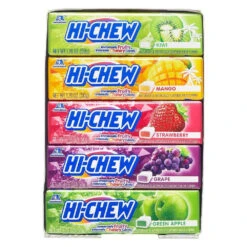 Hi-Chew Fruit Chews 10-Piece Candy Packs - Assorted: 15-Piece Box