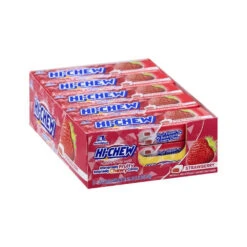 Hi-Chew Fruit Chews 10-Piece Candy Packs - Strawberry: 15-Piece Box 5 Hi-Chew Fruit Chews 10-Piece Candy Packs - Strawberry: 15-Piece Box -Candy Promotion Store hi chew fruit chews 10 piece candy packs strawberry 15 piece box candy warehouse 3