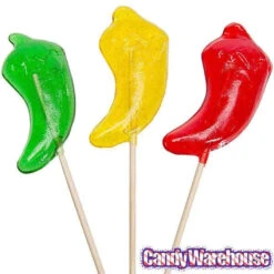 Hot Pepper Hard Candy Lollipops: 12-Piece Bag -Candy Promotion Store hot pepper hard candy lollipops 12 piece bag candy warehouse 3 59cf6e8b a985 4c2d b4f7 bfb5ff78ed77