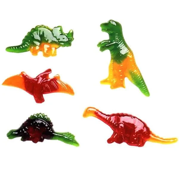 Jelly Belly Big Gummy Dinosaurs Candy Packs: 24-Piece Display 1 Jelly Belly Big Gummy Dinosaurs Candy Packs: 24-Piece Display