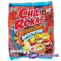 Jovy Chili Rokas Revolcadas Hard Candy - Assorted: 65-Piece Bag -Candy Promotion Store jovy chili rokas revolcadas hard candy assorted 65 piece bag candy warehouse 4