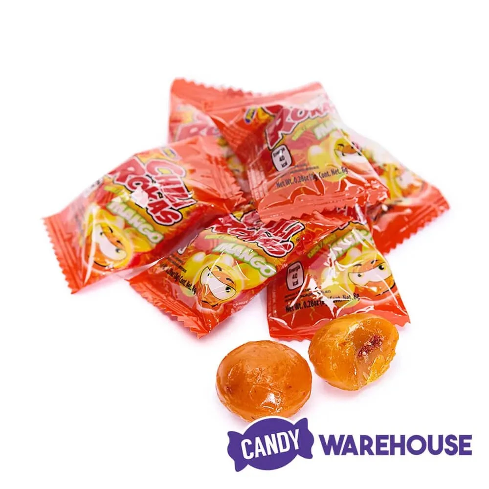 Jovy Chili Rokas Revolcadas Hard Candy - Mango: 65-Piece Bag 2 Jovy Chili Rokas Revolcadas Hard Candy - Mango: 65-Piece Bag - Image 2
