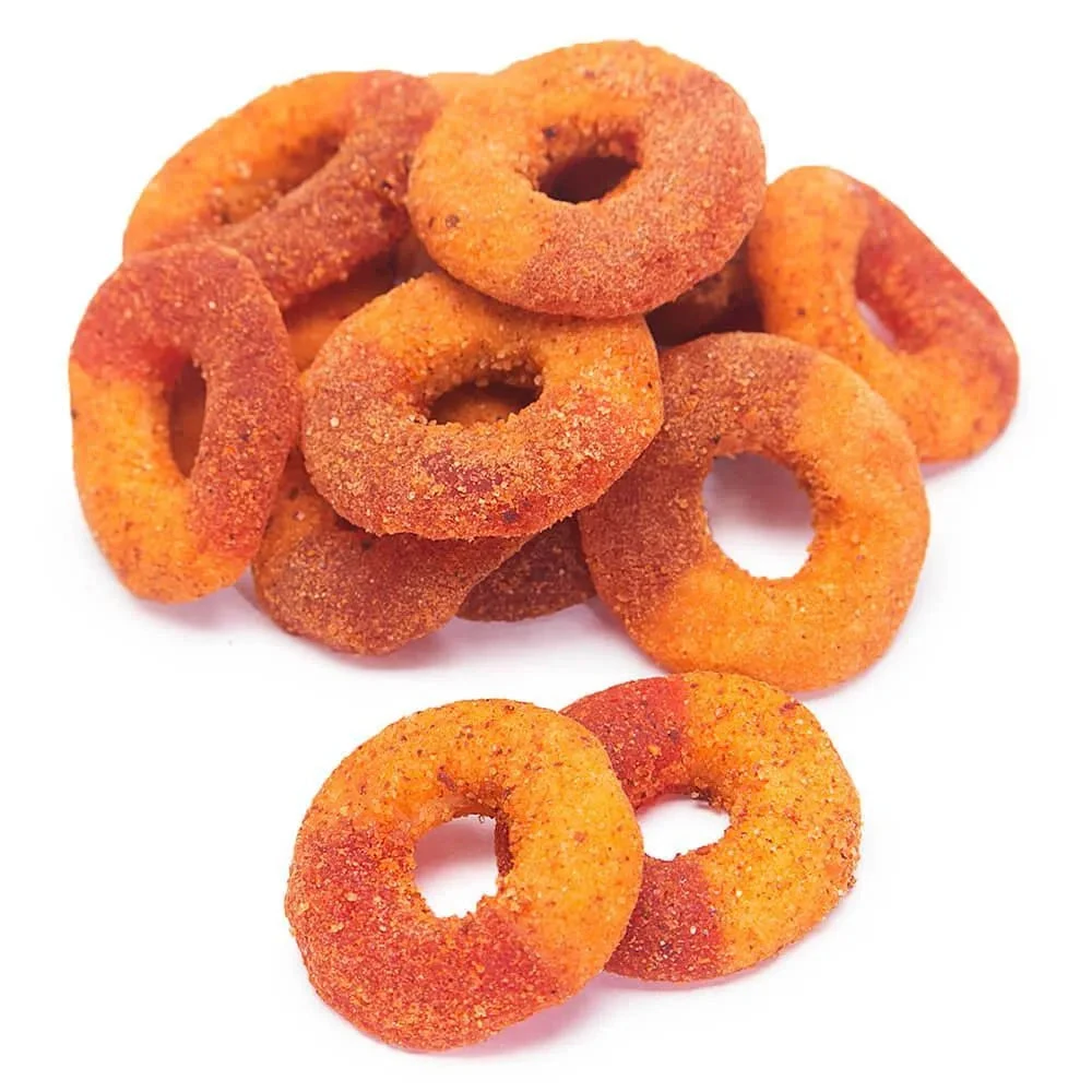 Jovy Crazy Gummy Rings Chamoy Candy - Watermelon: 5LB Bag 1 Jovy Crazy Gummy Rings Chamoy Candy - Watermelon: 5LB Bag