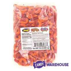 Jovy Crazy Gummy Rings Chamoy Candy - Watermelon: 5LB Bag 7 Jovy Crazy Gummy Rings Chamoy Candy - Watermelon: 5LB Bag -Candy Promotion Store jovy crazy gummy rings chamoy candy watermelon 5lb bag candy warehouse 4