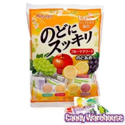 Kasugai Nodo Ni Sukkiri Fruit Hard Candy: 3.98-Ounce Bag -Candy Promotion Store kasugai nodo ni sukkiri fruit hard candy 3 98 ounce bag candy warehouse 4