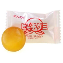 Candy Promotion Store 8 Kasugai Peach Gummy Candy: 24-Piece Bag