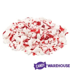 King Leo Crushed Peppermint Candy Cane Bits: 1LB Jar -Candy Promotion Store king leo crushed peppermint candy cane bits 1lb jar candy warehouse 4