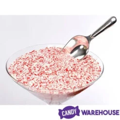 King Leo Crushed Peppermint Candy Cane Bits: 5LB Bag -Candy Promotion Store king leo crushed peppermint candy cane bits 5lb bag candy warehouse 4