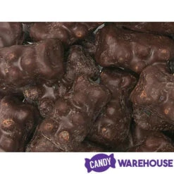 Koppers Dark Chocolate Covered Gummi Bears: 1LB Jar -Candy Promotion Store koppers dark chocolate covered gummi bears 1lb jar candy warehouse 5