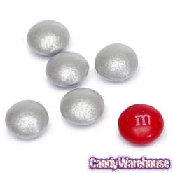 Koppers Milk Chocolate Gems - Silver: 5LB Bag -Candy Promotion Store koppers milk chocolate gems silver 5lb bag candy warehouse 5