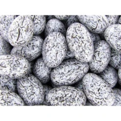 Candy Promotion Store 27 Koppers Silver Pearlescence Dark Chocolate Jordan Almonds: 5LB Bag