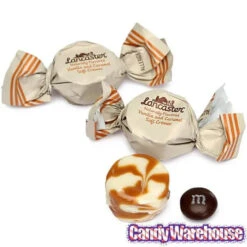 Lancaster Caramel And Vanilla Soft Cremes Candy: 8-Ounce Bag -Candy Promotion Store lancaster caramel and vanilla soft cremes candy 8 ounce bag candy warehouse 4