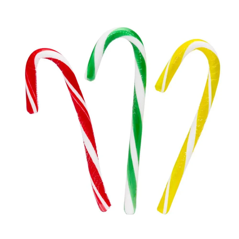 Lemonhead And Friends Assorted Candy Canes: 12-Piece Box 1 Lemonhead And Friends Assorted Candy Canes: 12-Piece Box