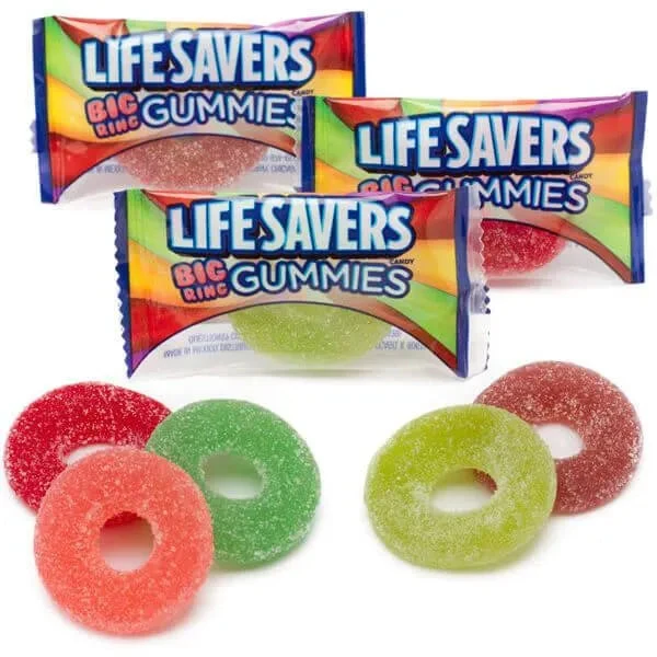 LifeSavers 5 Flavors Big Gummy Rings: 150-Piece Bag 1 LifeSavers 5 Flavors Big Gummy Rings: 150-Piece Bag