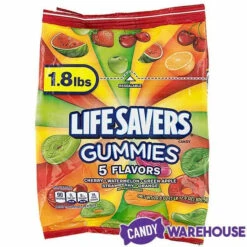 LifeSavers Gummies Candy - 5 Flavors: 1.6LB Bag -Candy Promotion Store lifesavers gummies candy 5 flavors 1 6lb bag candy warehouse 5