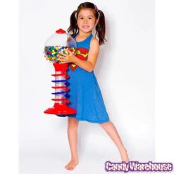 Light And Sound Spiral Gumball Machine Bank With Gumballs -Candy Promotion Store light and sound spiral gumball machine bank with gumballs candy warehouse 4