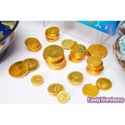 Madelaine Chanukah Gelt Gold Foiled Milk Chocolate Coins: 5LB Bag 7 Madelaine Chanukah Gelt Gold Foiled Milk Chocolate Coins: 5LB Bag -Candy Promotion Store madelaine chanukah gelt gold foiled milk chocolate coins 5lb bag candy warehouse 3