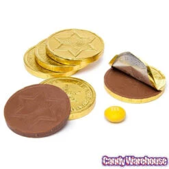 Madelaine Chanukah Gelt Gold Foiled Milk Chocolate Coins: 5LB Bag 9 Madelaine Chanukah Gelt Gold Foiled Milk Chocolate Coins: 5LB Bag -Candy Promotion Store madelaine chanukah gelt gold foiled milk chocolate coins 5lb bag candy warehouse 5