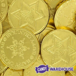 Madelaine Chanukah Gelt Gold Foiled Milk Chocolate Coins In Mesh Bags: 24-Piece Tub -Candy Promotion Store madelaine chanukah gelt gold foiled milk chocolate coins in mesh bags 24 piece tub candy warehouse 3