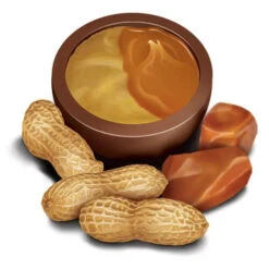 Madelaine Duets Peanut Butter & Caramel Filled Chocolate Truffles: 48-Piece Box -Candy Promotion Store madelaine duets peanut butter and caramel filled chocolate truffles 48 piece box candy warehouse 3