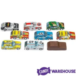Madelaine Foiled Milk Chocolate Mini Cars: 100-Piece Display -Candy Promotion Store madelaine foiled milk chocolate mini cars 100 piece display candy warehouse 3