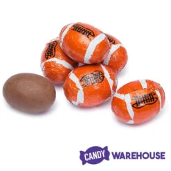 Madelaine Foiled Milk Chocolate Sports Balls 2-Ounce Mesh Bags - Football: 24-Piece Tub -Candy Promotion Store madelaine foiled milk chocolate sports balls 2 ounce mesh bags football 24 piece tub candy warehouse 3