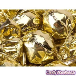Madelaine Gold Foiled Caramel Filled Chocolate Truffles: 30-Piece Tub -Candy Promotion Store madelaine gold foiled caramel filled chocolate truffles 30 piece tub candy warehouse 3