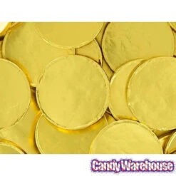 Madelaine Gold Foiled Milk Chocolate Coins - Blank: 5LB Bag -Candy Promotion Store madelaine gold foiled milk chocolate coins blank 5lb bag candy warehouse 3