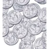 Madelaine Silver State Quarters Foiled Milk Chocolate Coins: 5LB Bag