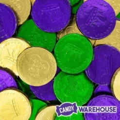 Mardi Gras Chocolate Coins Candy: 60-Piece Bag 7 Mardi Gras Chocolate Coins Candy: 60-Piece Bag -Candy Promotion Store mardi gras chocolate coins candy 60 piece bag candy warehouse 3