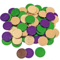 Mardi Gras Chocolate Coins Candy: 60-Piece Bag 8 Mardi Gras Chocolate Coins Candy: 60-Piece Bag -Candy Promotion Store mardi gras chocolate coins candy 60 piece bag candy warehouse 4