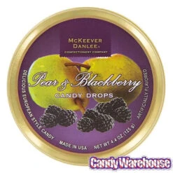 McKeever & Danlee Bon Bons Candy Tins - Pear & Blackberry: 6-Piece Box -Candy Promotion Store mckeever and danlee bon bons candy tins pear and blackberry 6 piece box candy warehouse 4
