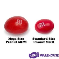 Mega M&M's Candy - Peanut: 9.6-Ounce Bag -Candy Promotion Store mega mandm s candy peanut 9 6 ounce bag candy warehouse 4