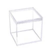 Mini Acrylic Favor Boxes - 5-Ounce Cube With Lid: 12-Piece Set