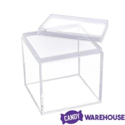 Mini Acrylic Favor Boxes - 5-Ounce Cube With Lid: 12-Piece Set 12 Mini Acrylic Favor Boxes - 5-Ounce Cube With Lid: 12-Piece Set -Candy Promotion Store mini acrylic favor boxes 5 ounce cube with lid 12 piece set candy warehouse 6